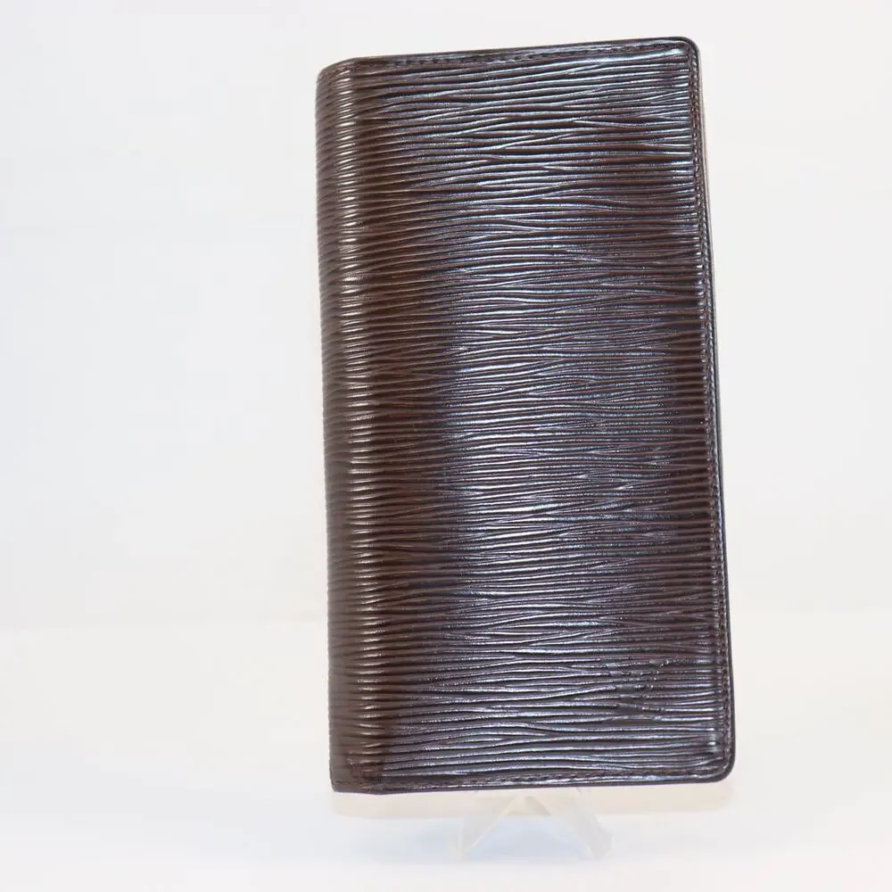 Louis Vuitton Epi Leather Bifold Wallet, Brown Long Style‎